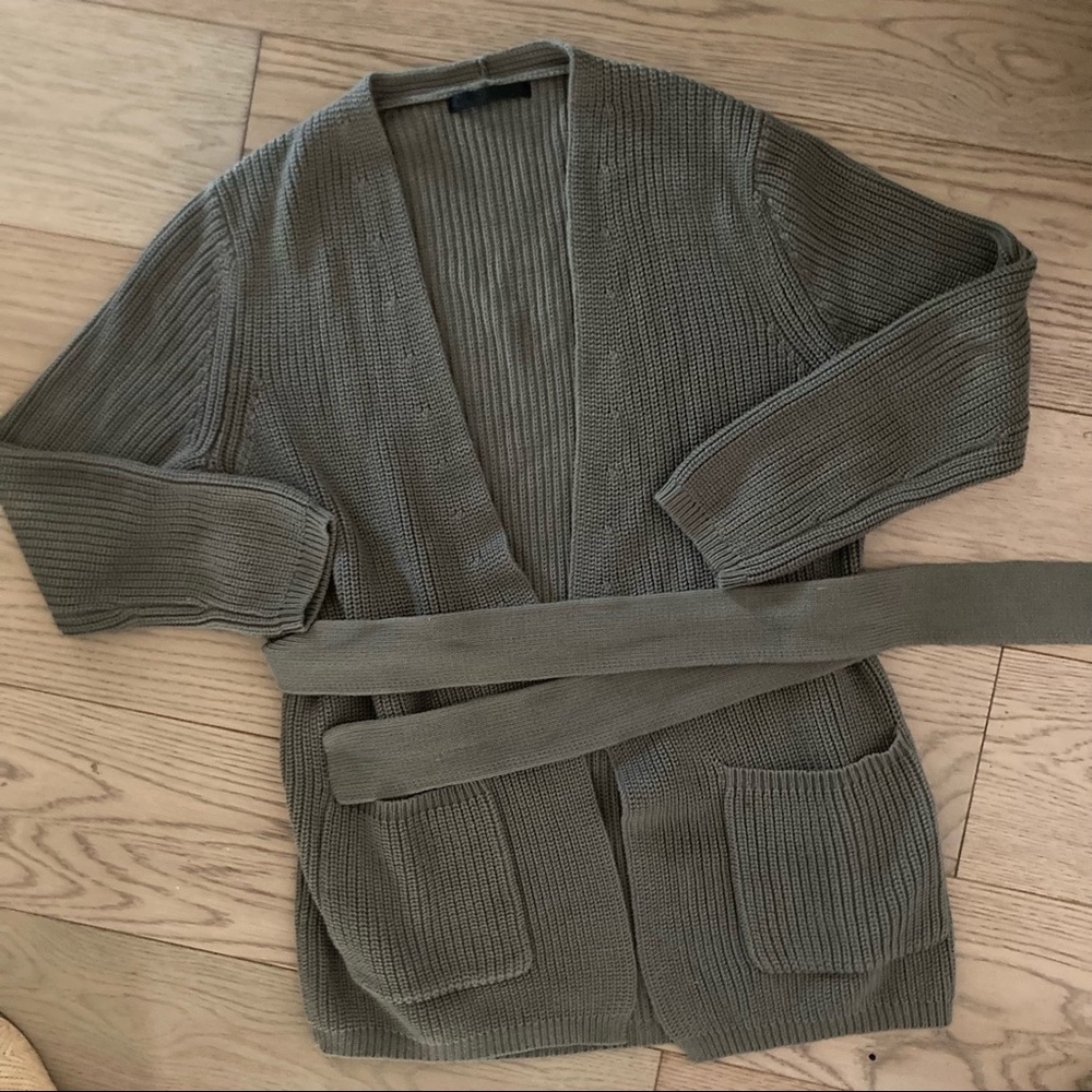Jenni Kayne Olive Green Cardigan